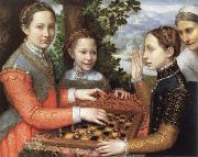 Sofonisba Anguissola the chess game Sweden oil painting artist